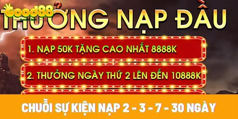 Chuỗi sự kiện nạp 2 - 3 - 7 - 30 ngày