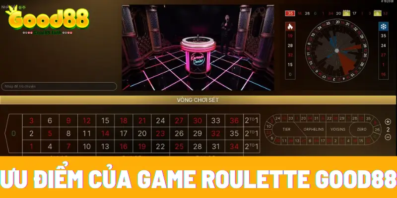 Roulette Online Với Luật Chơi Siêu Thú Vị Tại Sòng Bạc Good88 4 Ưu điểm của game roulette Good88